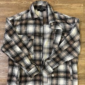 Plaid Oversized Shacket (Flannel)